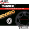 Yamaha YZF-R6 / S 03-09 Vortex 520 Chain and Sprocket Kit 15-48 Tooth CKG6130